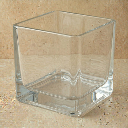 Square Glass Vessel • 15cm x15cm