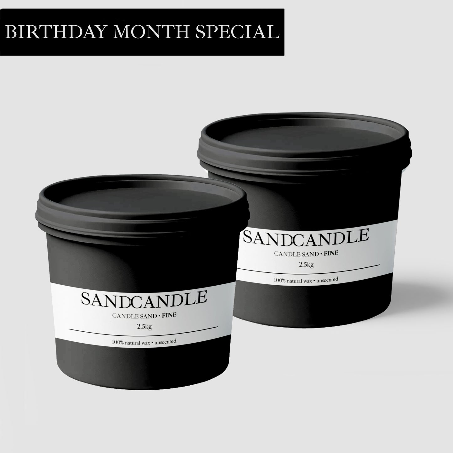 Sand Candle • 2.5kg • BUY ONE, GET ONE FREE 🎁