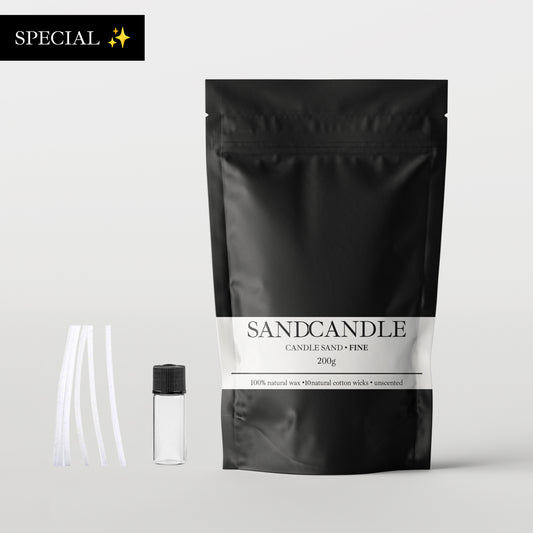 Sand Candle • 200g + 1 Fragrance