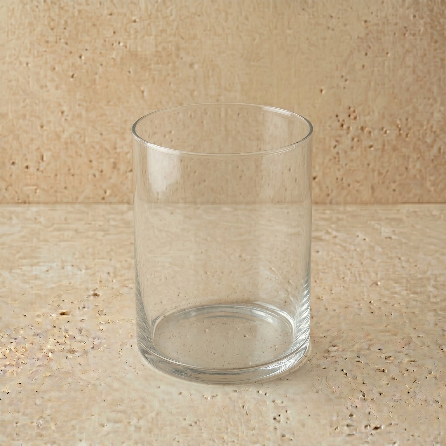 Glass Cylinder Vessel • 20cm x 18cm