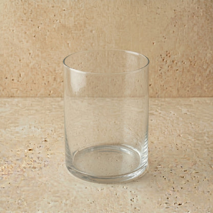 Glass Cylinder Vessel • 20cm x 18cm