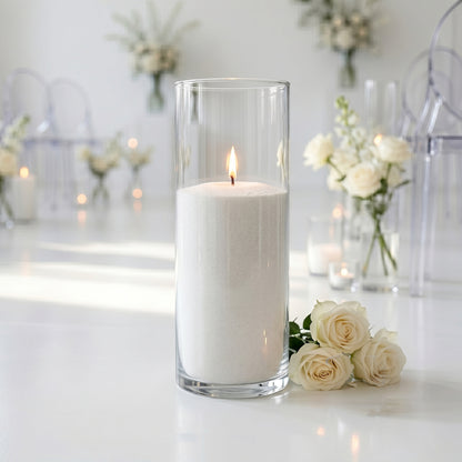 Glass Cylinder Vessel • 40cm x 15cm