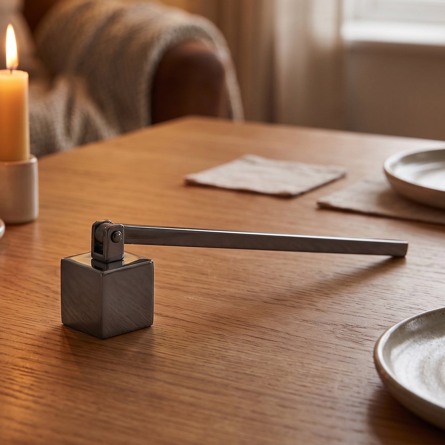 Gunmetal Snuffer • Square
