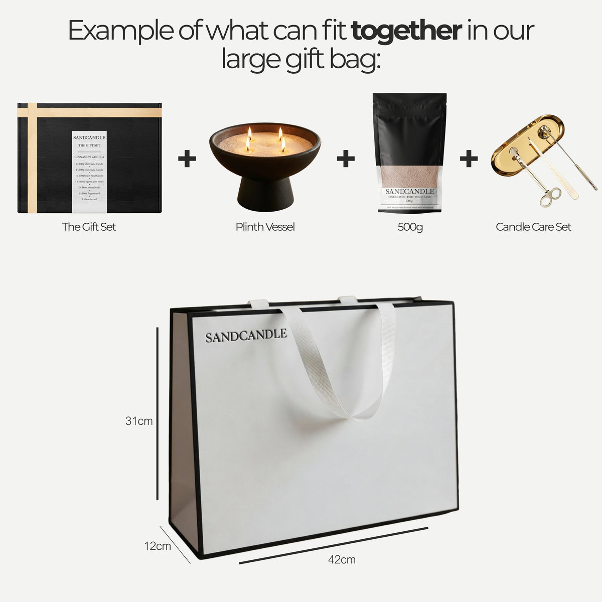 Sand Candle Gift Bag