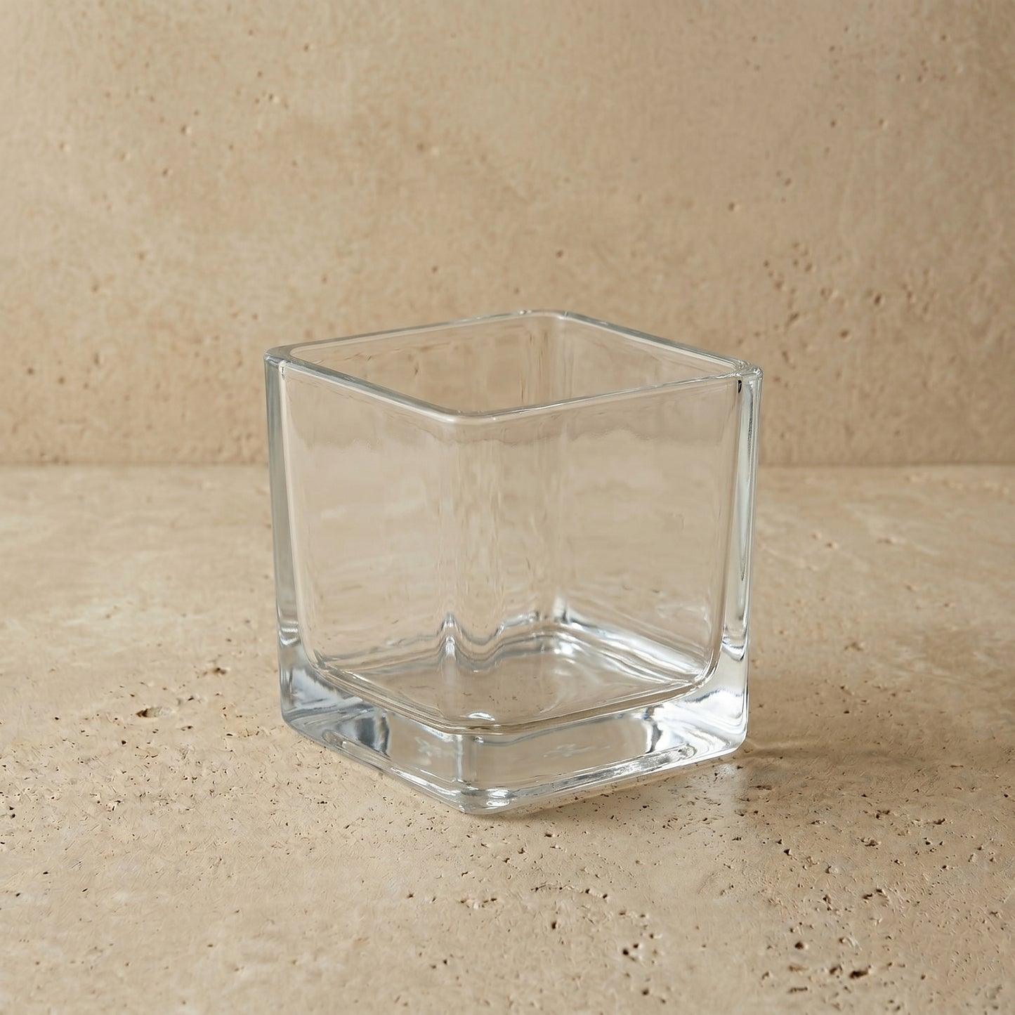 Square Glass Vessel • 6cm x 6cm