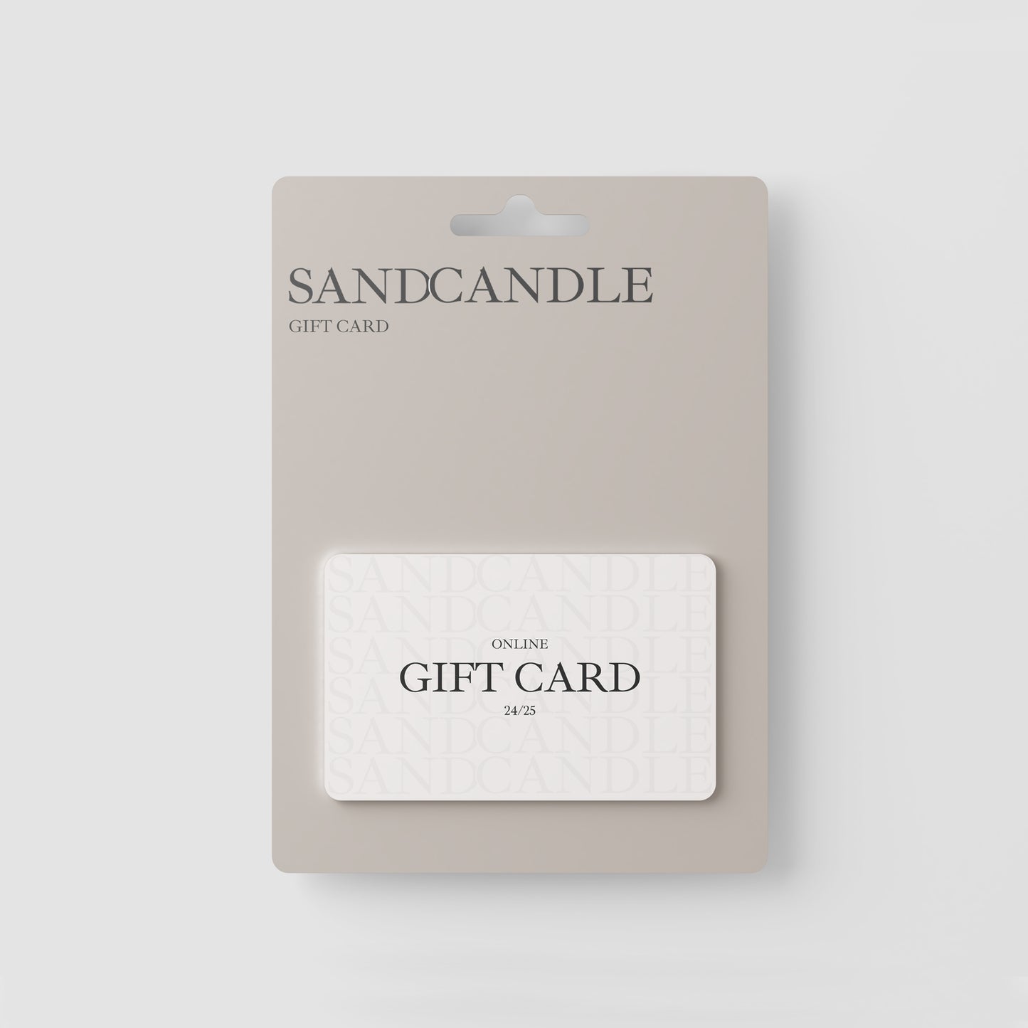 Sand Candle Gift Card