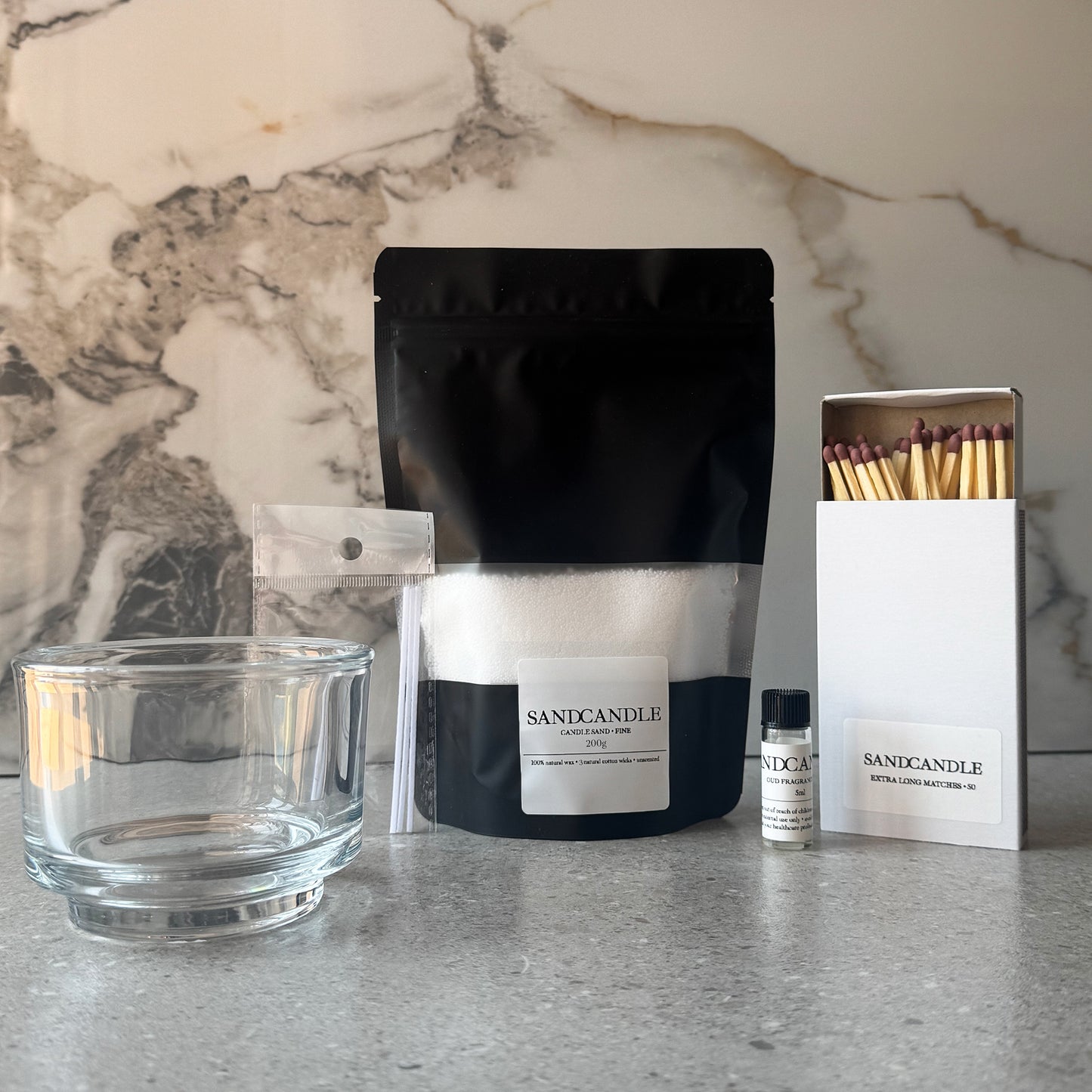Sand Candle • The Gift Set: Sand Edition
